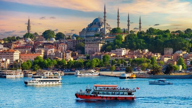 Istanbul waterfront and city guidance